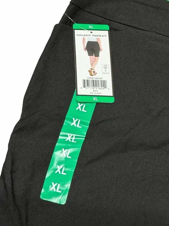 Hilary Radley Black Pull-On Bermuda Shorts - Picture 3 of 5